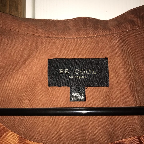 Burnt orange suede motorcycle jacket - Picture 2 of 2